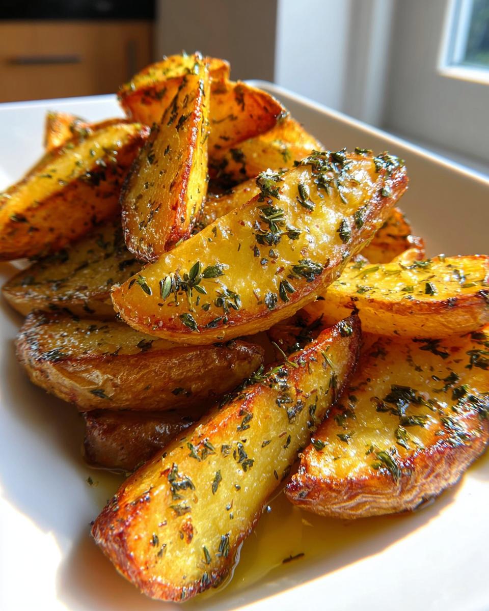 Air Fryer Greek Lemon Potatoes - detail 1