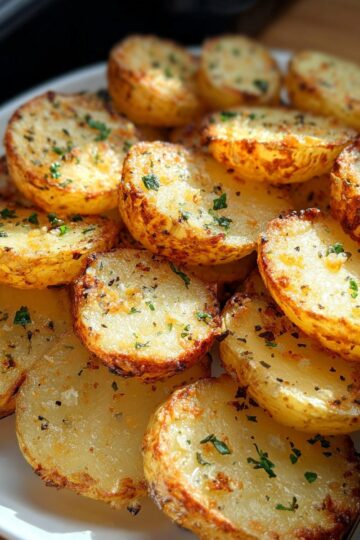 Air Fryer Sliced Potatoes