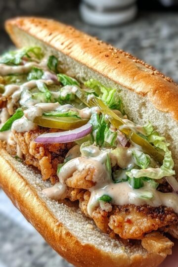 Alabama BBQ Chicken Chopped Sandwich Recipe
