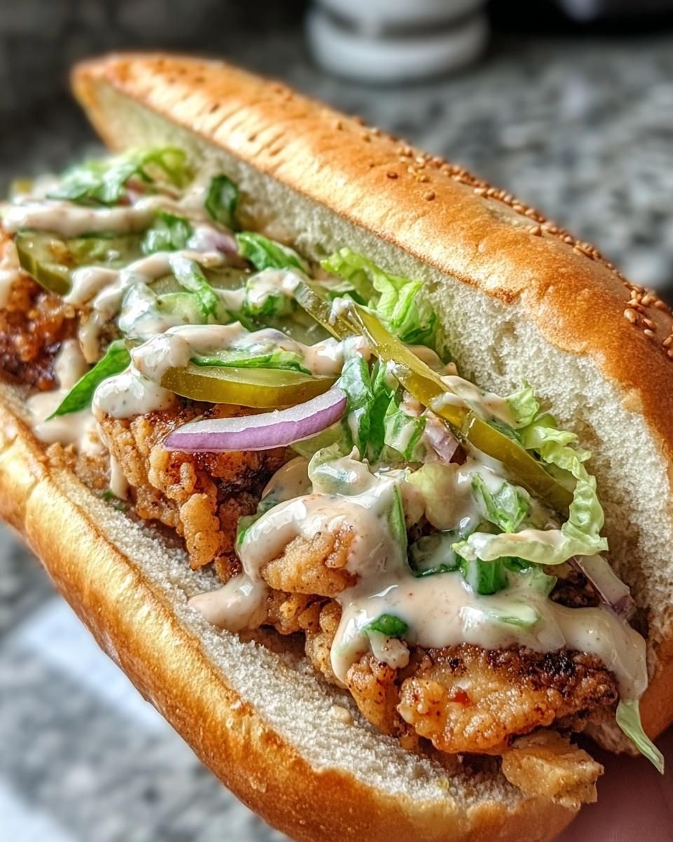 Alabama BBQ Chicken Chopped Sandwich Recipe