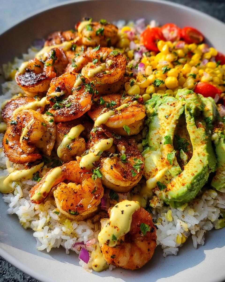 Amazing 1 shrimp bowl in 25 minutes