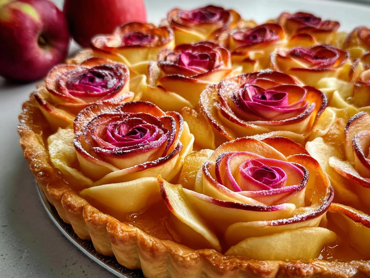 Apple Rose Tart Recipe Easy Elegant Dessert to Impress in 5 Steps - detail 1