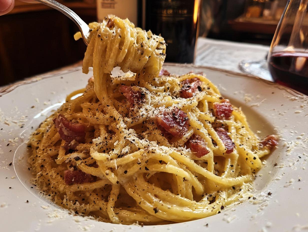 Authentic Spaghetti alla Carbonara - detail 1