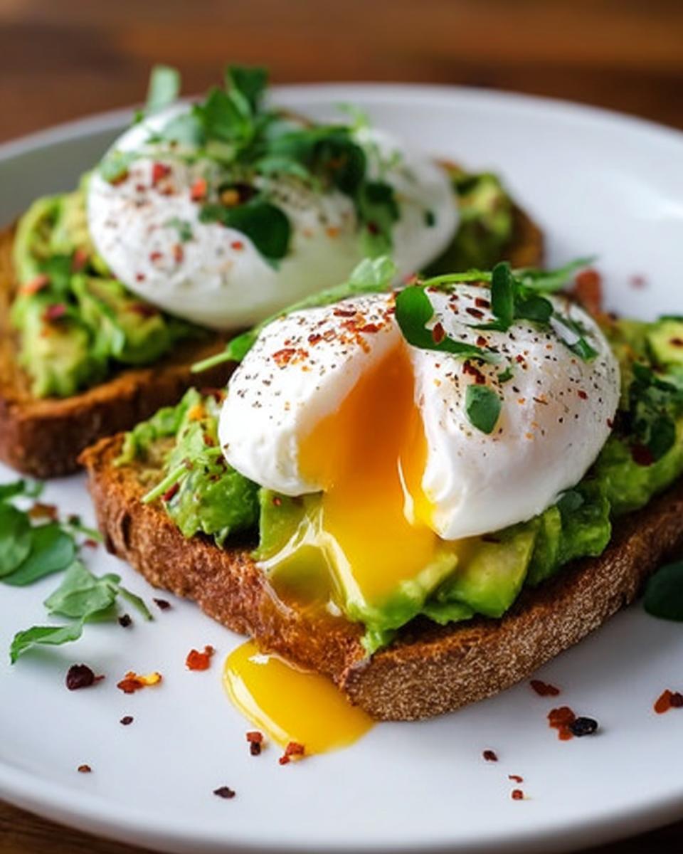 Avocado Toast with Poached Egg