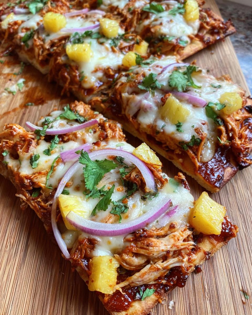 BBQ Chicken Pineapple Flatbread - detail 1