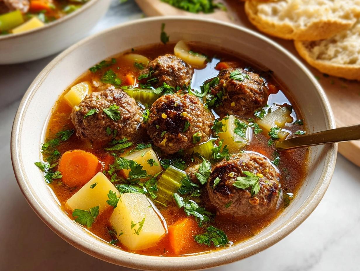 Beef Meatball Soup - detail 1