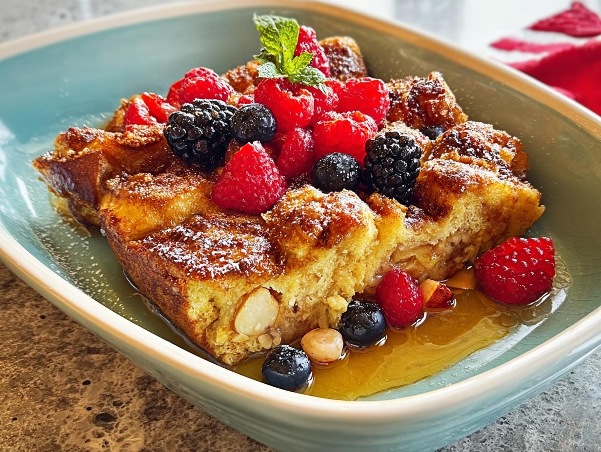 Best Eggnog Bread Pudding
