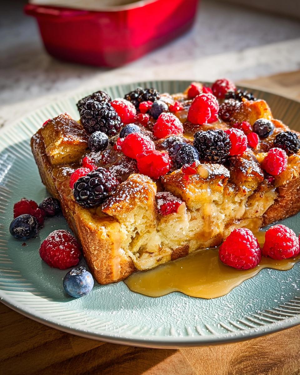 Best Eggnog Bread Pudding