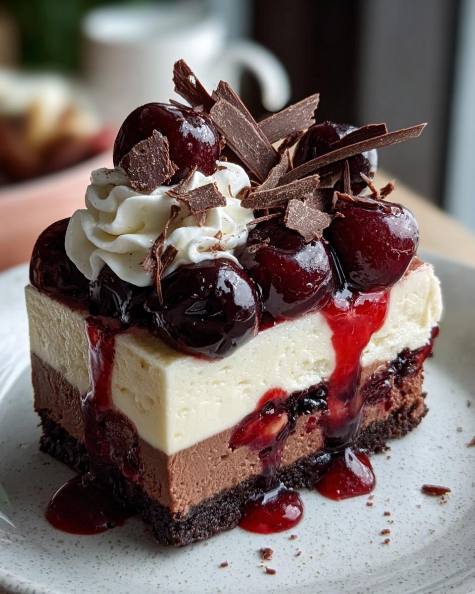 Black Forest Cheesecake Symphony
