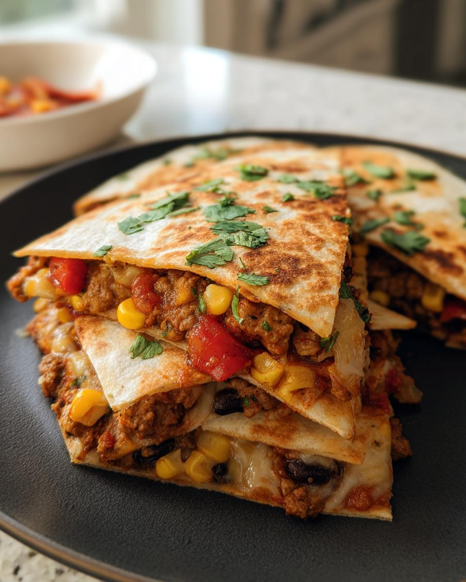 Cheesy Beef Enchilada Stacks Recipe - detail 1