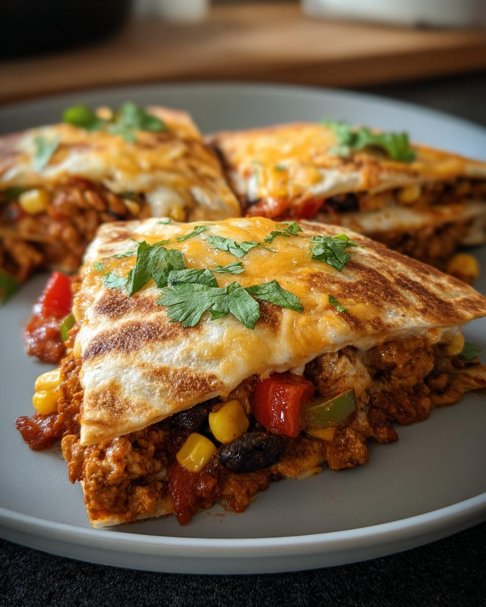 Cheesy Beef Enchilada Stacks Recipe