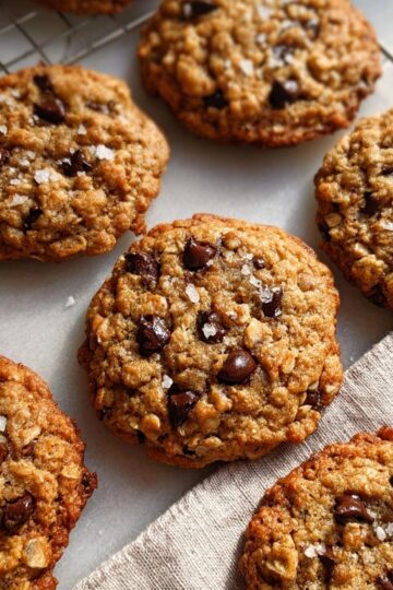 Chewy Oatmeal Chocolate Chip Cookies