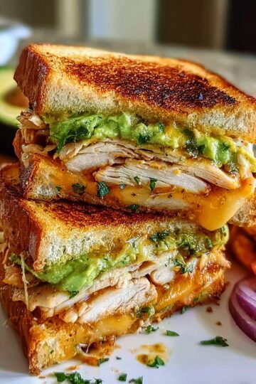 Chicken Avocado Melt Sandwich