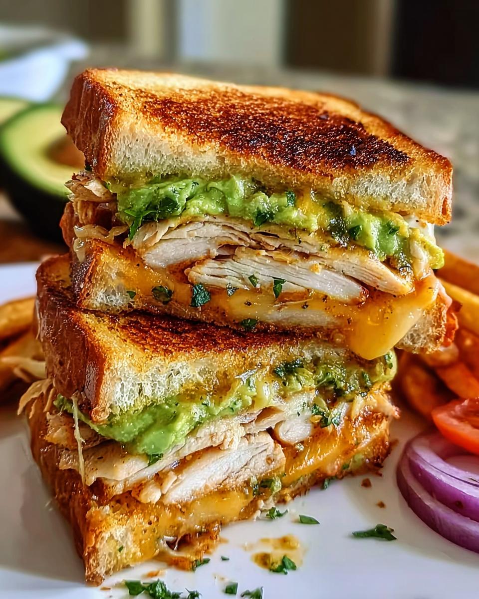 Chicken Avocado Melt Sandwich