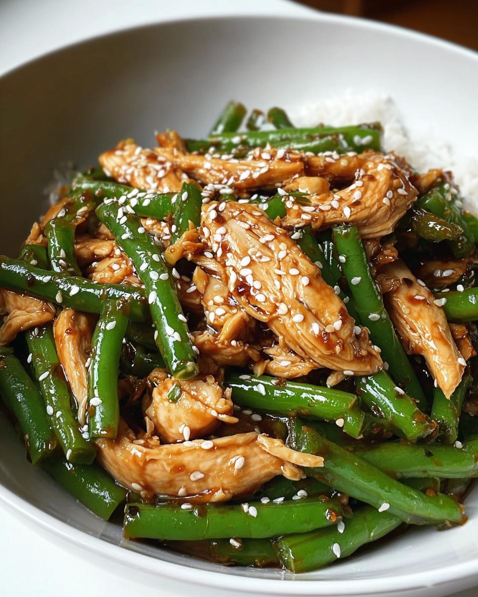 Chicken and Green Bean Stir-Fry - detail 1