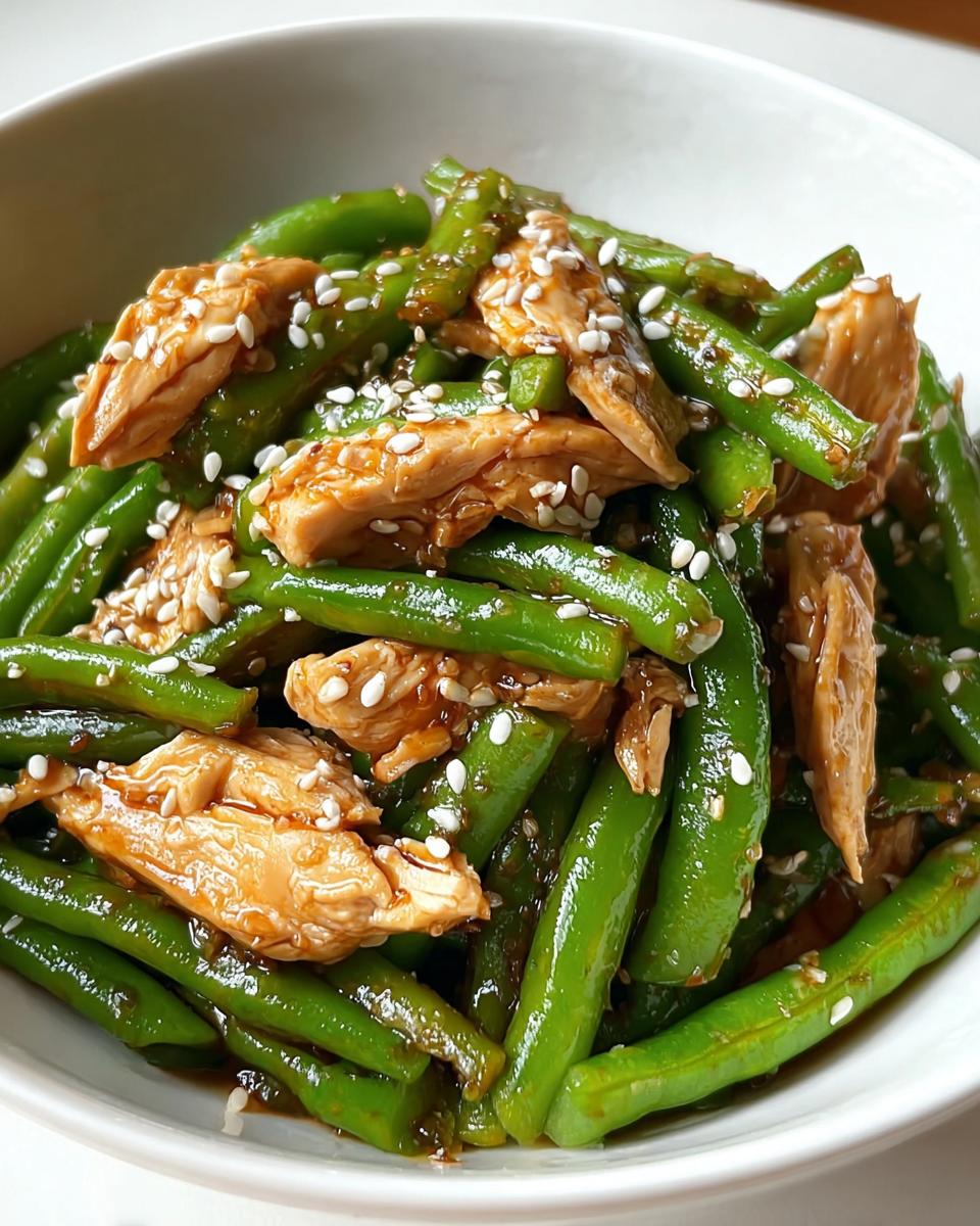 Chicken and Green Bean Stir-Fry