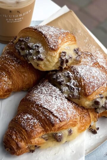 Chocolate Chip Cookie Dough Croissants (The "Crookie")