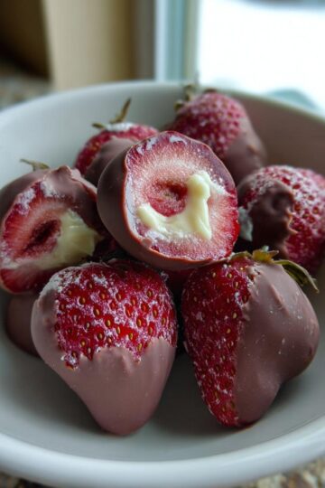 Chocolate Covered Strawberry Bites