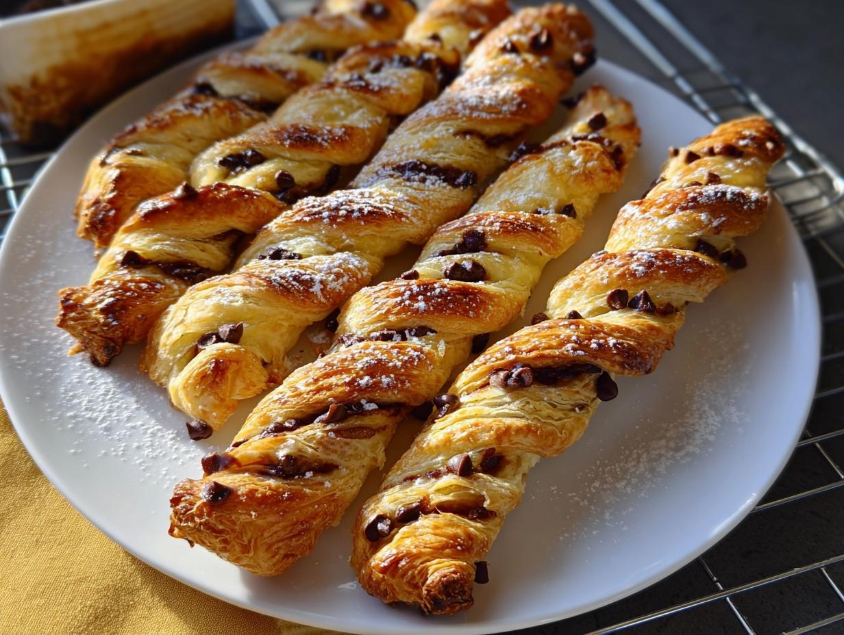 Chocolate Custard Twists