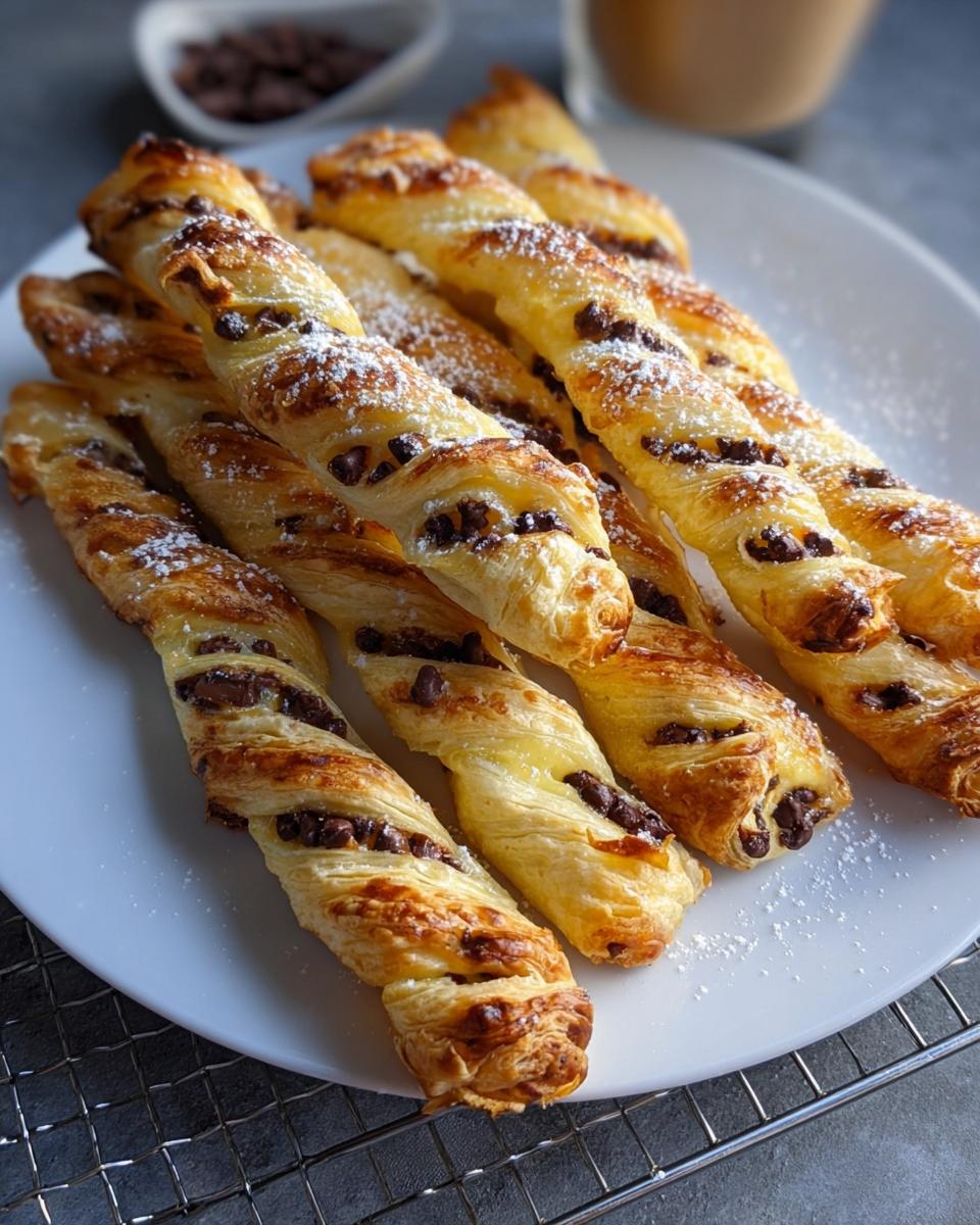Chocolate Custard Twists