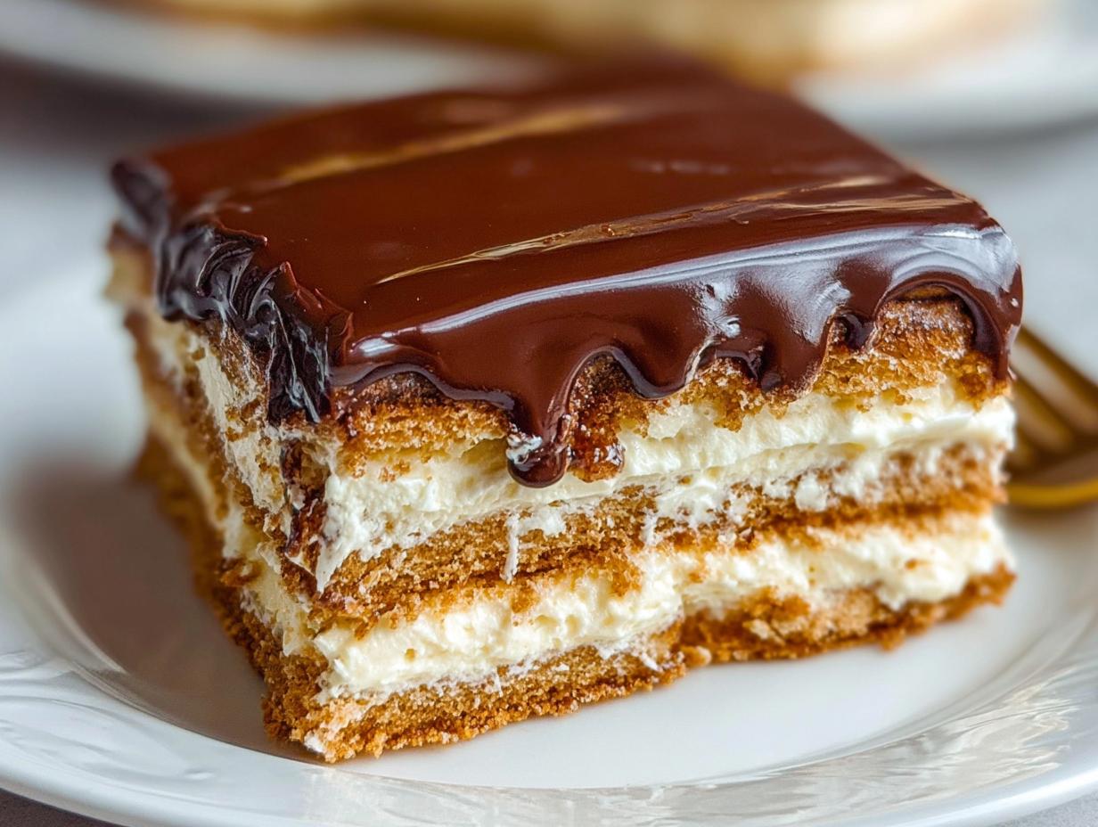 Chocolate Eclair Cake - detail 1