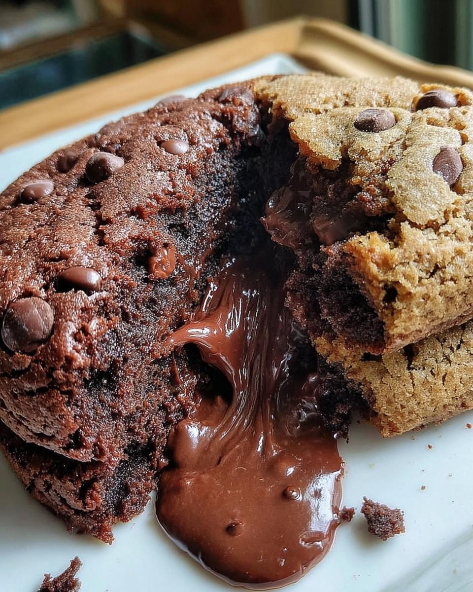 Chocolate Lava Cookie Cake