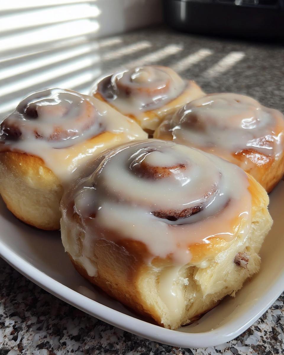 Classic Cinnamon Rolls with Cream Cheese Frosting - detail 1