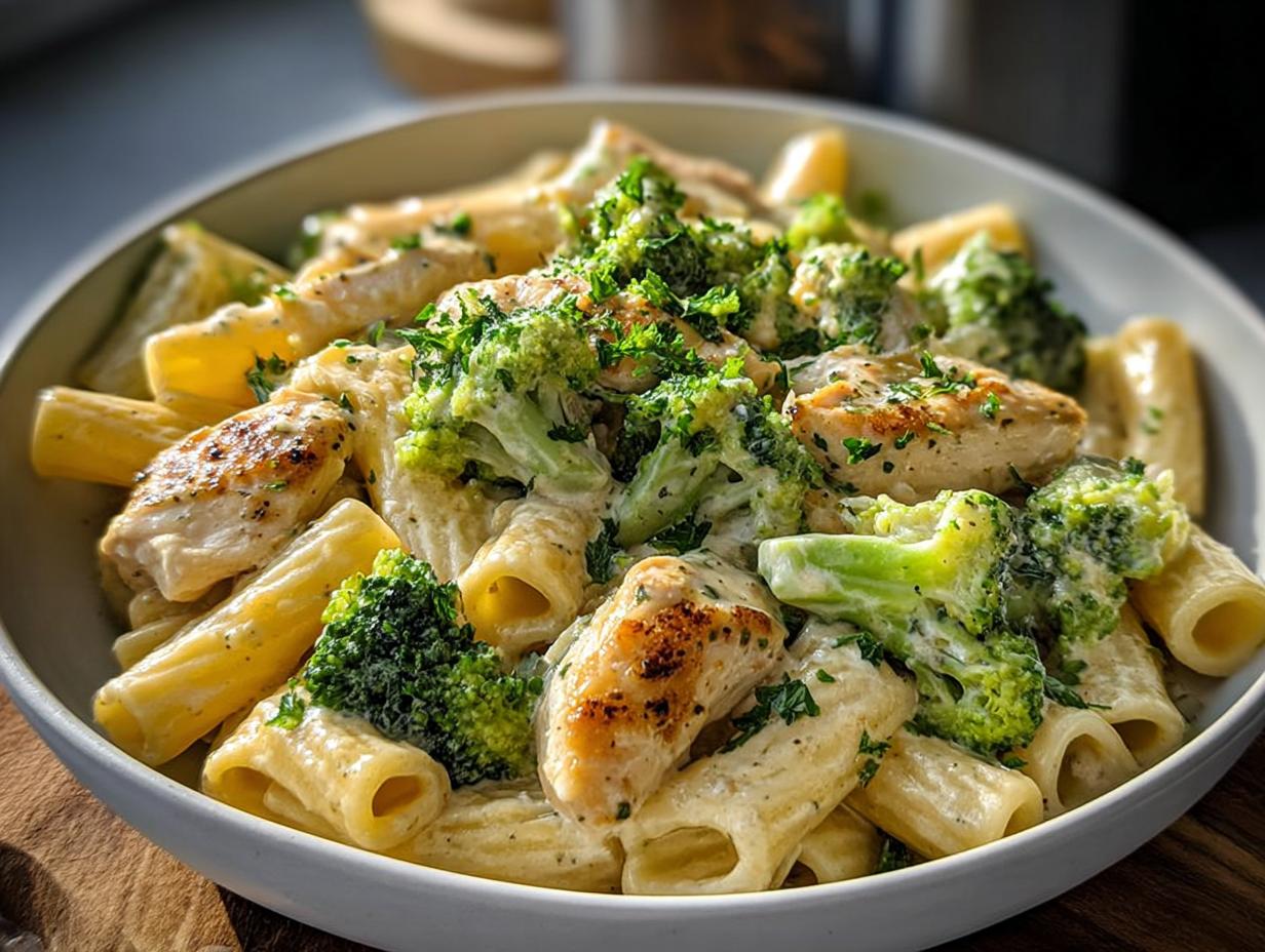 Creamy Chicken and Broccoli Pasta - detail 1