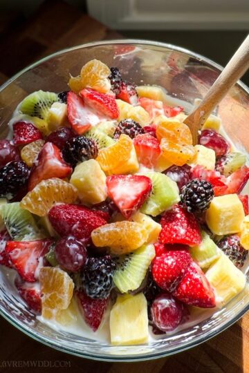 Creamy Fresh Fruit Salad