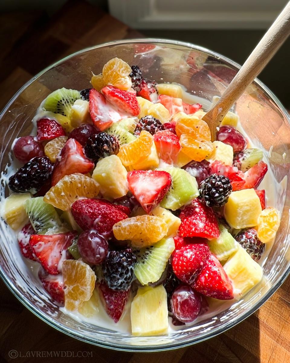 Creamy Fresh Fruit Salad