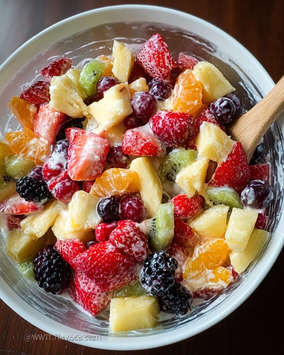 Creamy Fresh Fruit Salad