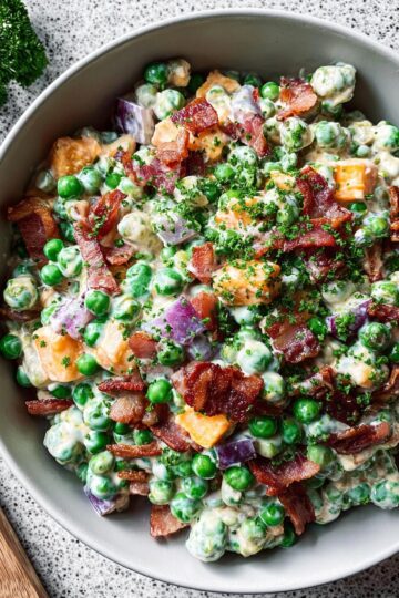 Creamy Pea Salad (Spring Salad)
