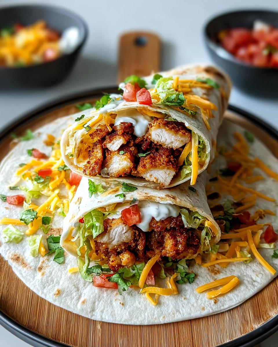 Crispy Chicken Beef Ranch Wrap - detail 1