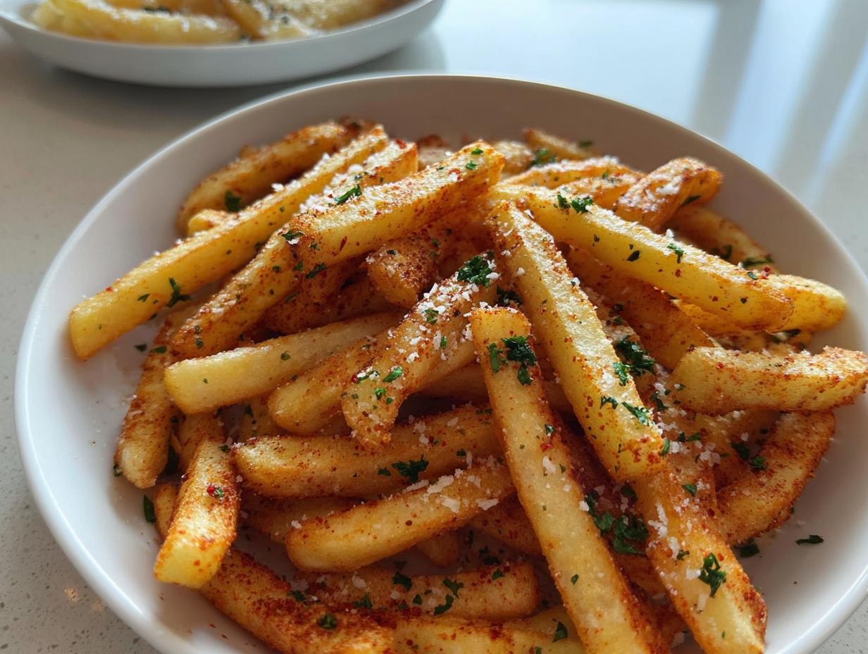 Crispy Garlic Parmesan Fries with Smoked Paprika - detail 1