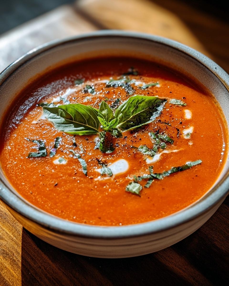 Crockpot Tomato Basil Soup