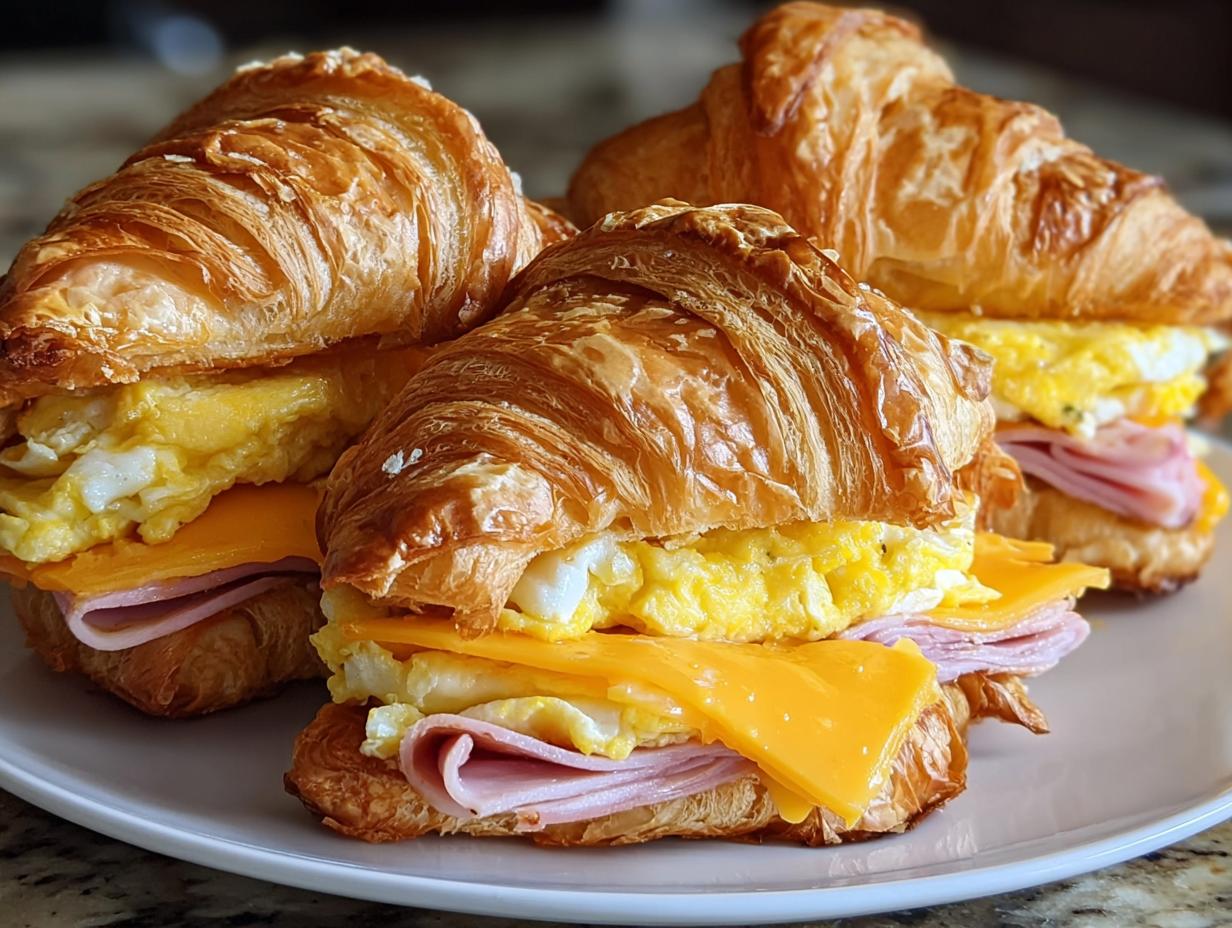 Croissant Breakfast Sandwiches - detail 1