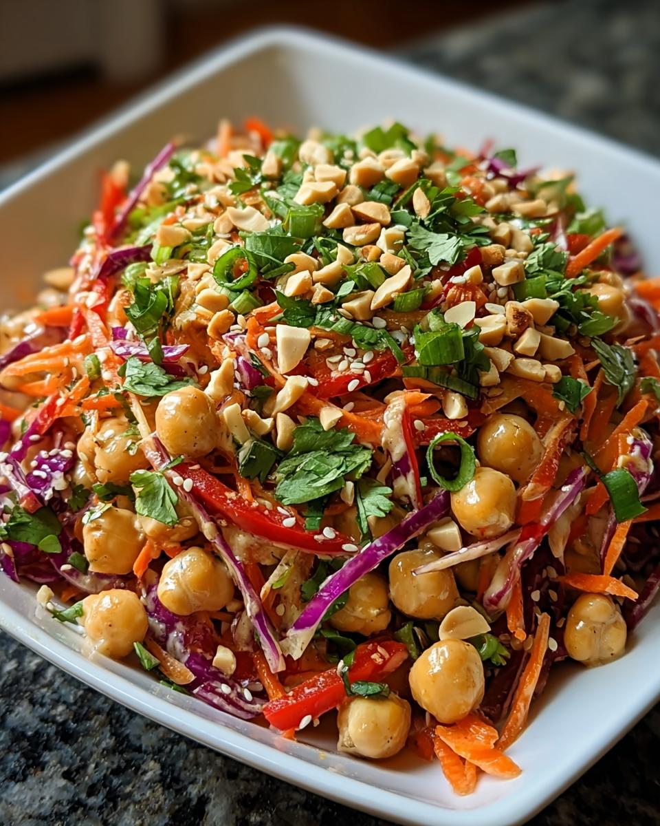 Crunchy Thai Chickpea Salad - detail 1