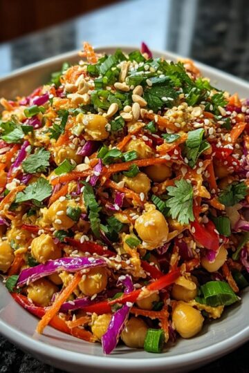 Crunchy Thai Chickpea Salad