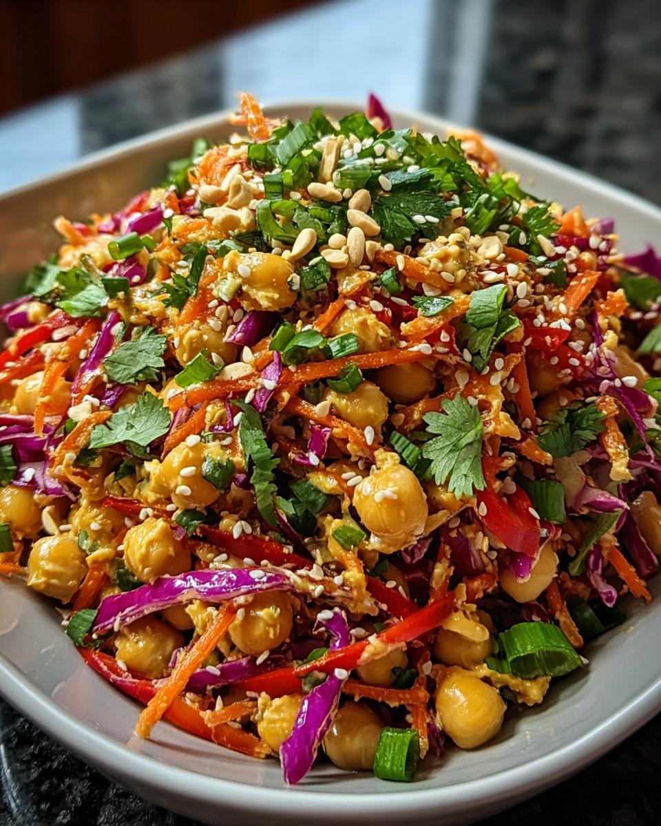 Crunchy Thai Chickpea Salad