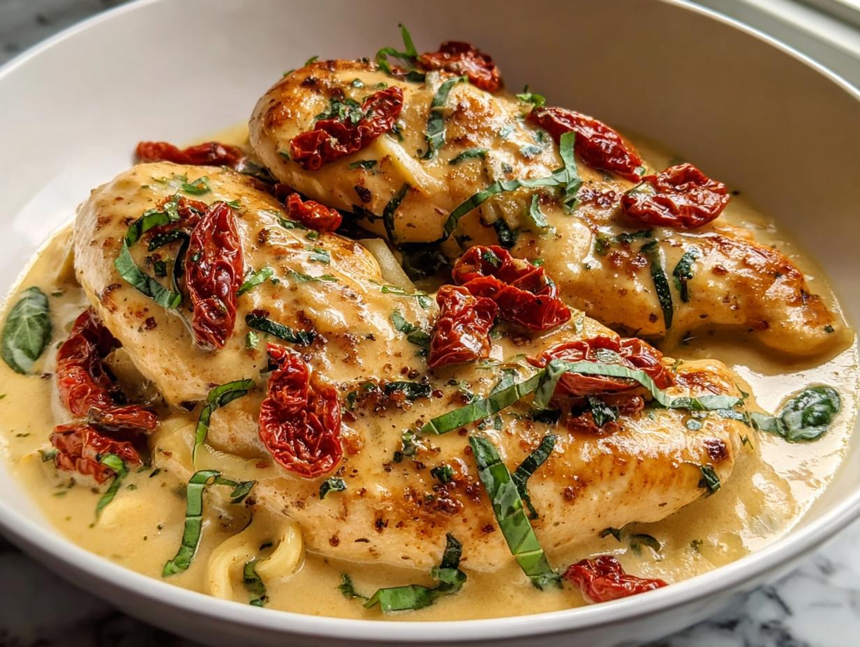 Delicious Marry Me Chicken Recipe in Creamy Tuscan Style - detail 1