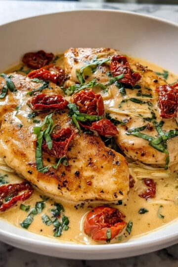Delicious Marry Me Chicken Recipe in Creamy Tuscan Style