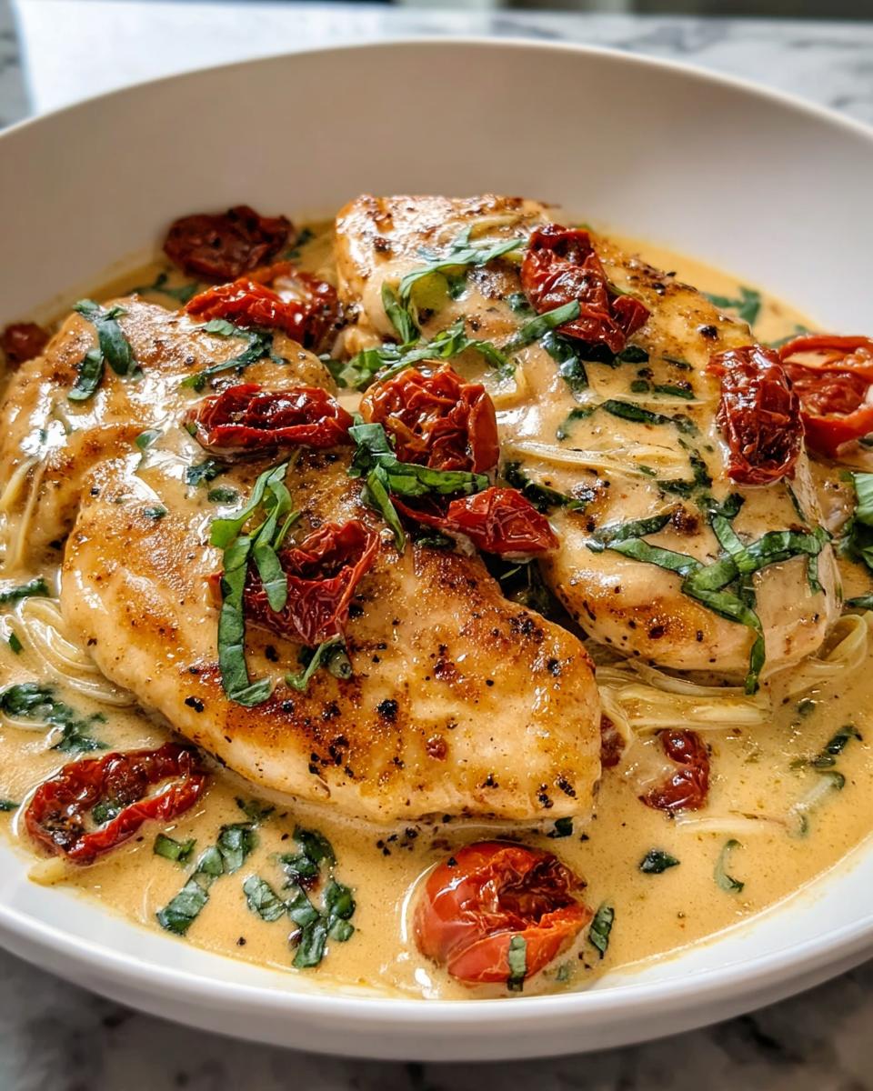 Delicious Marry Me Chicken Recipe in Creamy Tuscan Style