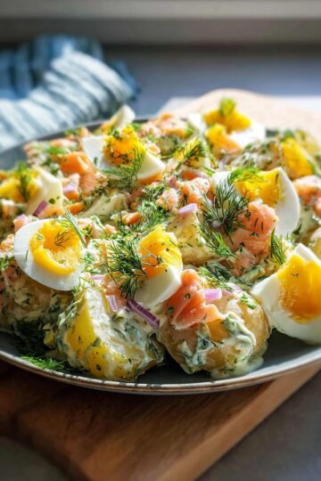 Delicious Smoked Salmon Potato Salad