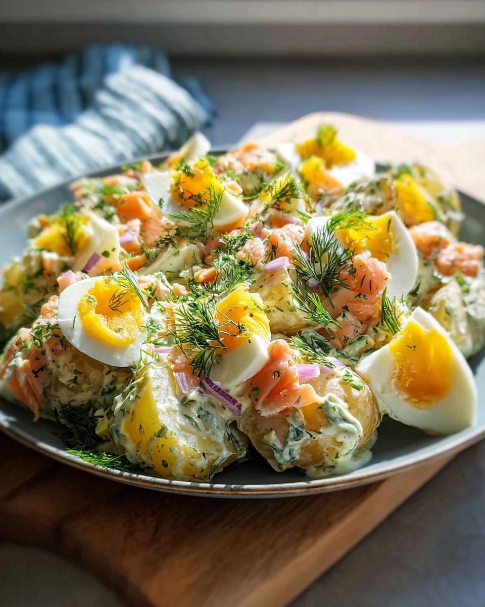 Delicious Smoked Salmon Potato Salad