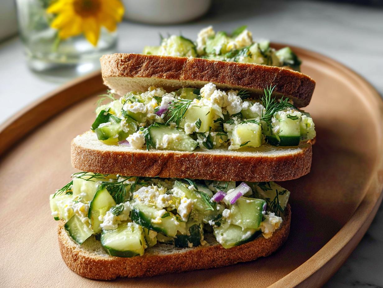 Easy Cucumber Salad Sandwiches - detail 1