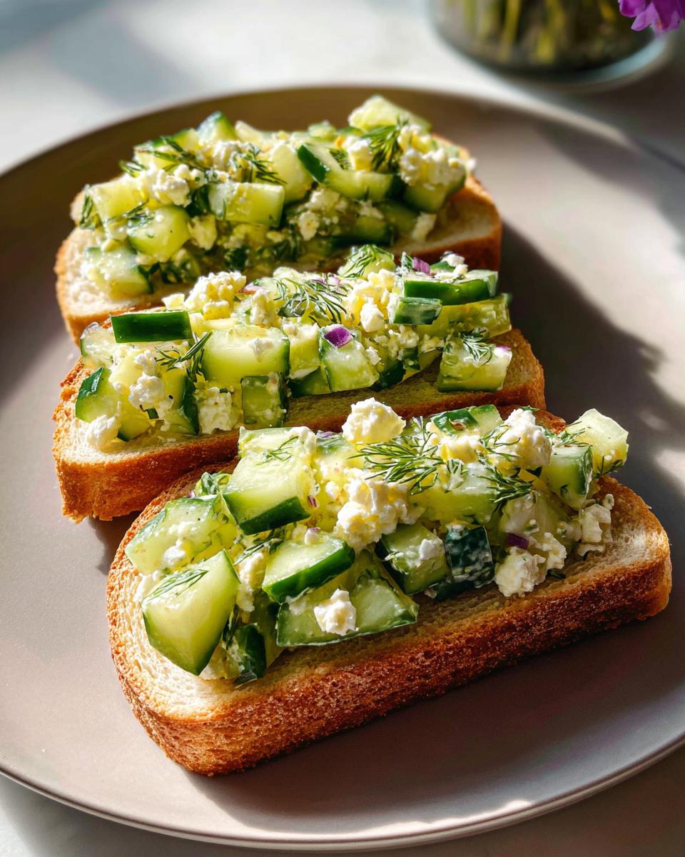 Easy Cucumber Salad Sandwiches
