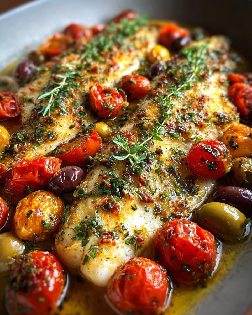 Easy Mediterranean Baked Fish - detail 1