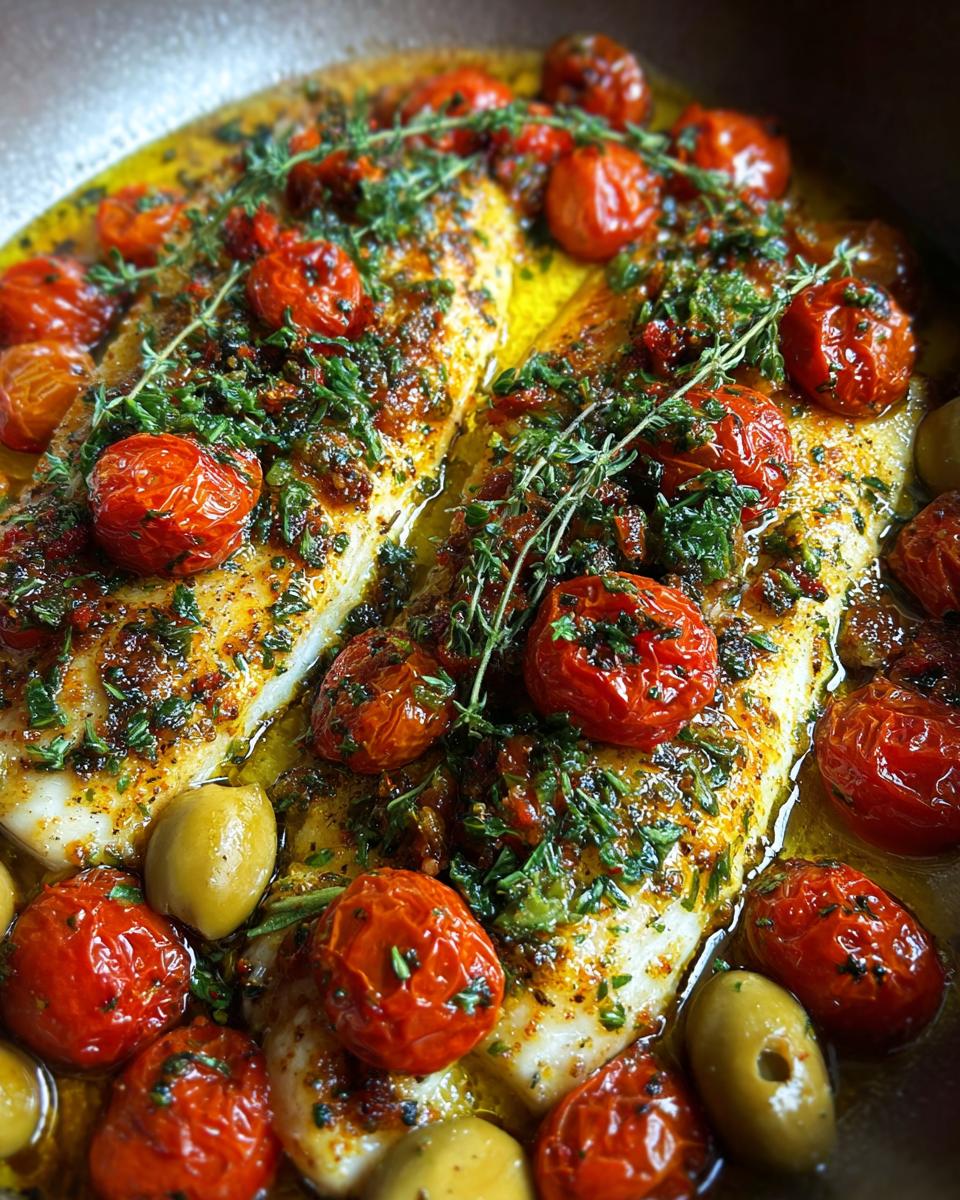 Easy Mediterranean Baked Fish