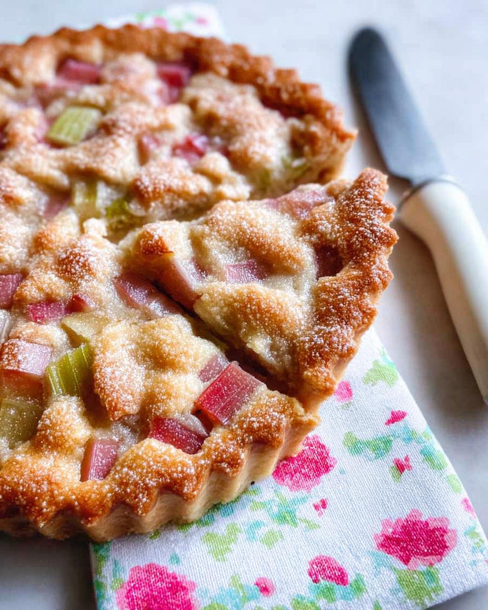 Easy Rhubarb Tart