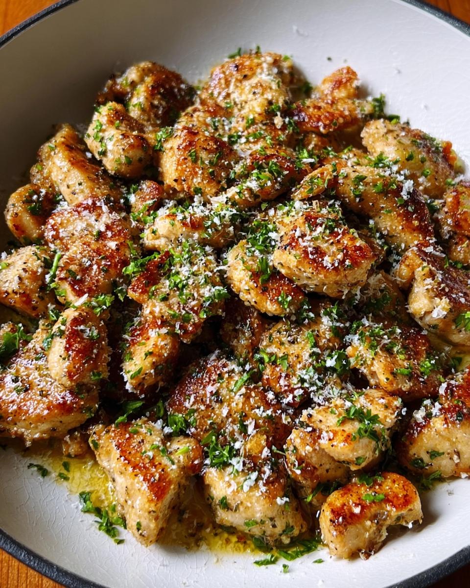 Garlic Parmesan Chicken Bites